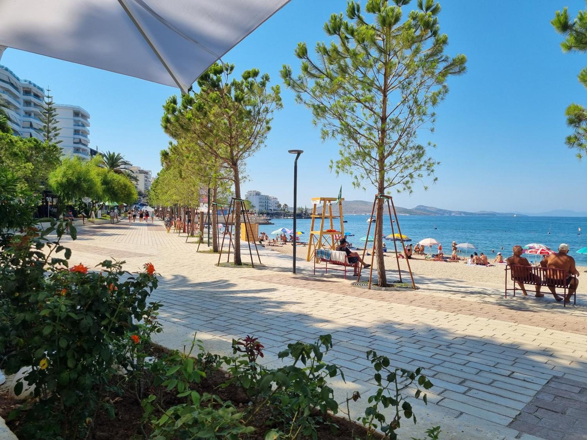 Ferienwohnung Sunset Tarraces Sarandë Exterior foto