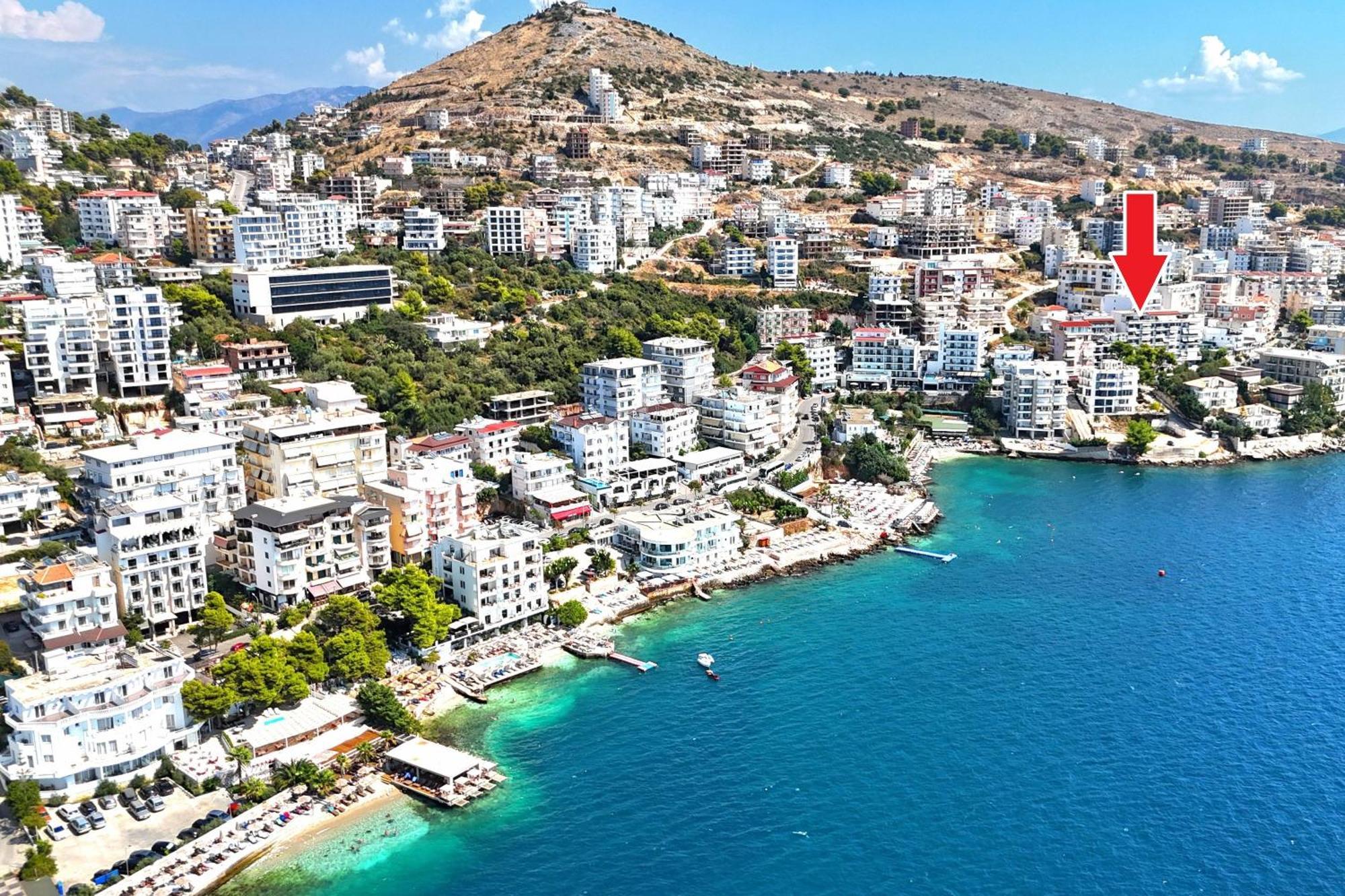 Ferienwohnung Sunset Tarraces Sarandë Exterior foto