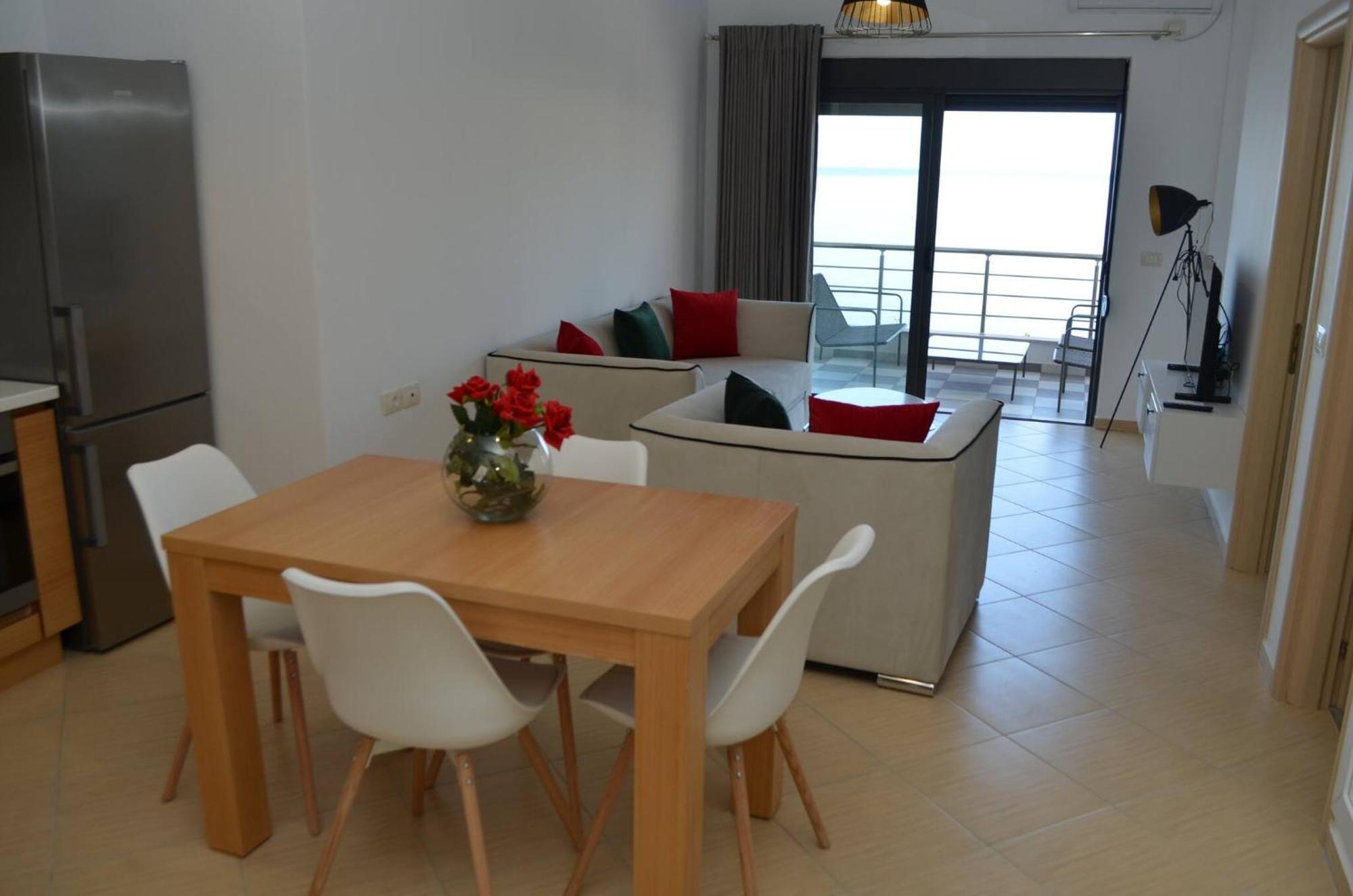 Ferienwohnung Sunset Tarraces Sarandë Exterior foto
