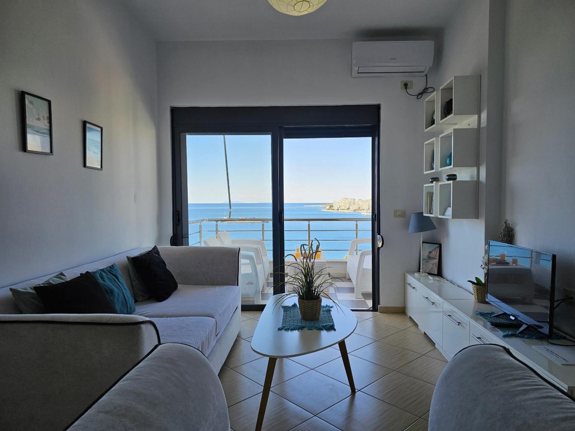 Ferienwohnung Sunset Tarraces Sarandë Exterior foto