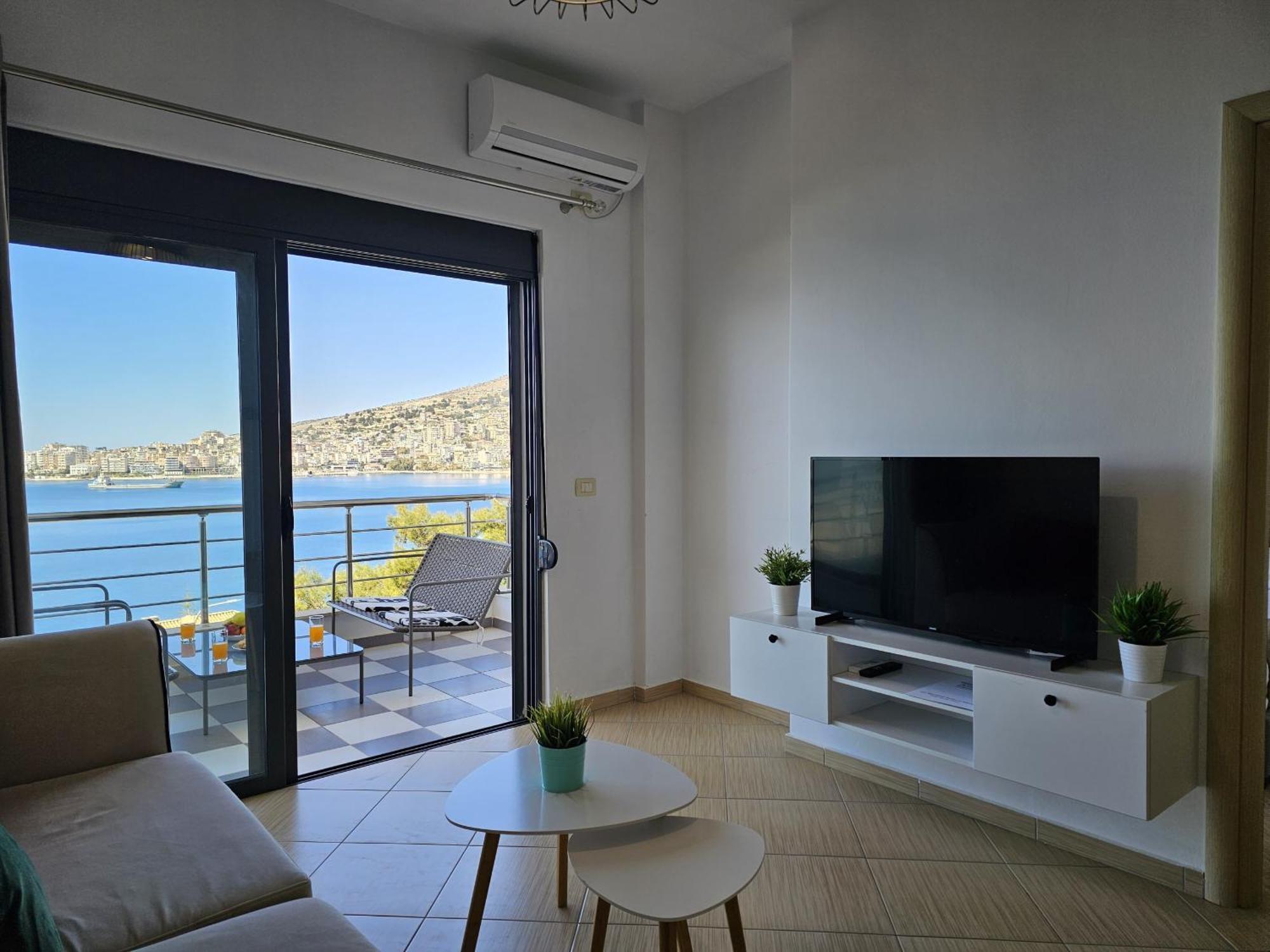 Ferienwohnung Sunset Tarraces Sarandë Exterior foto