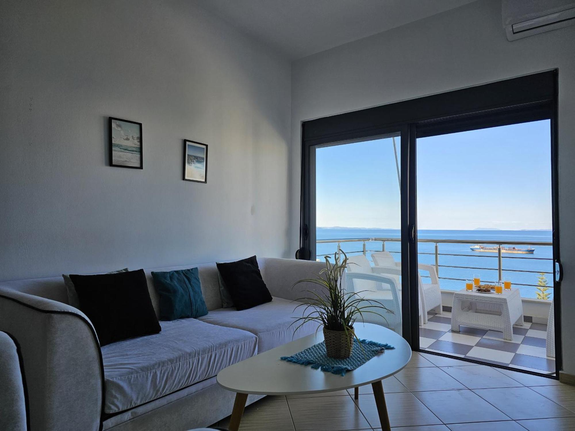 Ferienwohnung Sunset Tarraces Sarandë Exterior foto