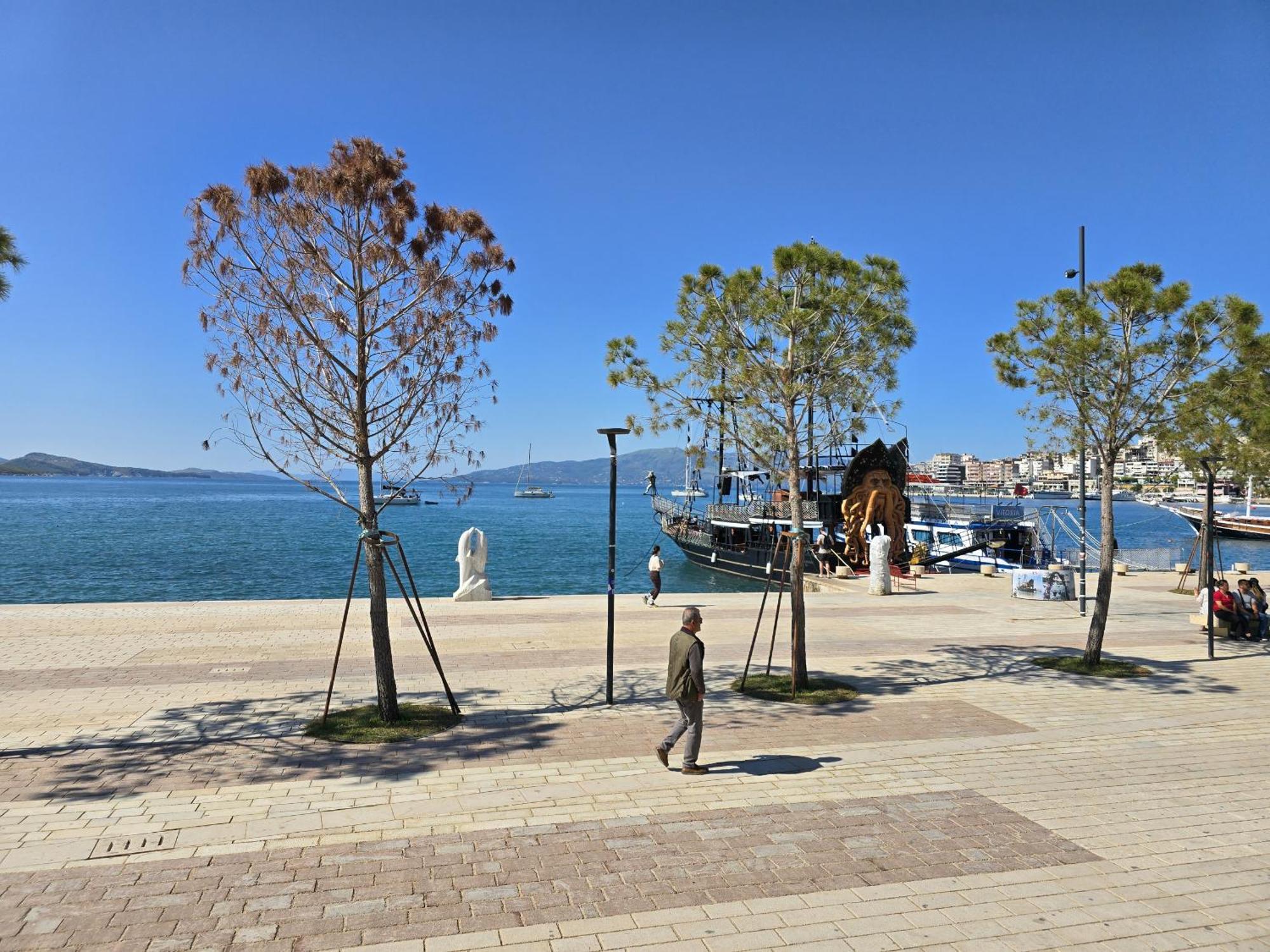 Ferienwohnung Sunset Tarraces Sarandë Exterior foto