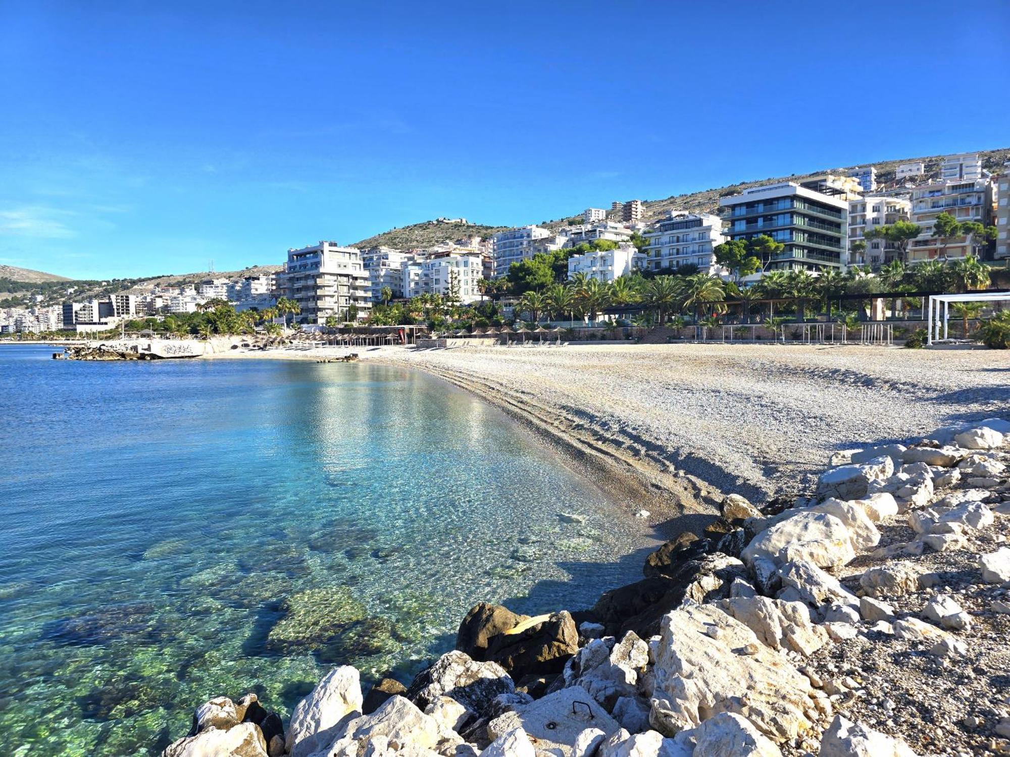 Ferienwohnung Sunset Tarraces Sarandë Exterior foto